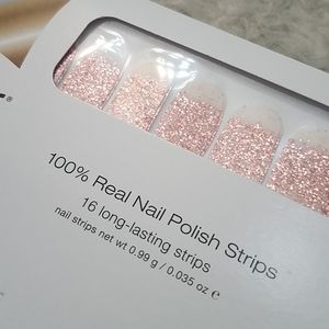 Color Street Nail Glitter Coming Up Rose Gold
